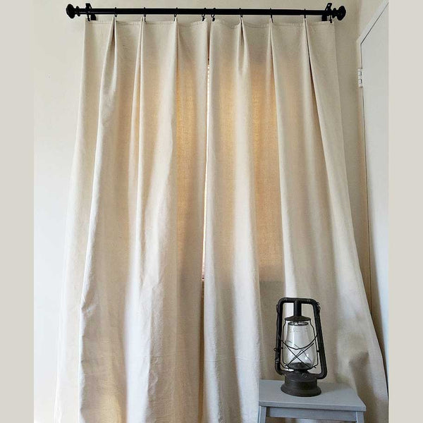 How to make curtains out of painters drop cloths?